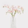 Artificial Flower 18*18*24cm Primula malacoides in Glass ware GS-06925027 2025JUL YeahFlower is one of Chinese leading OEM manufacturers and exporters , supplying the silk flowers, wholesale artificial trees