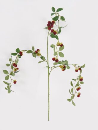 Artificial Branch fruit 10*10*32cm Raspberry single stem GS-79725005 2025SEP 3,000+ sqm showroom with thousands of artificial flowers, plants & trees ready for global sourcing.