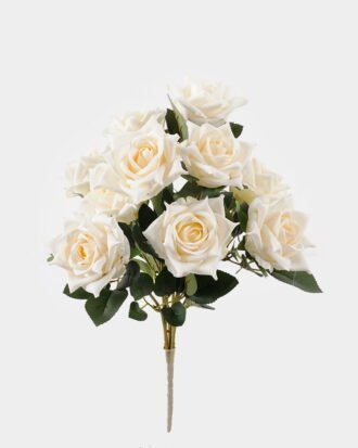 Artificial Flower 27*27*45cm Rose *10 bush GS-47925001-W1 2025JUL YeahFlower is one of Chinese leading OEM manufacturers and exporters , supplying the silk flowers, wholesale artificial trees