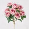 Artificial Flower 27*27*45cm Rose *10 bush GS-47925002-P2 2025JUL YeahFlower is one of Chinese leading OEM manufacturers and exporters , supplying the silk flowers, wholesale artificial trees