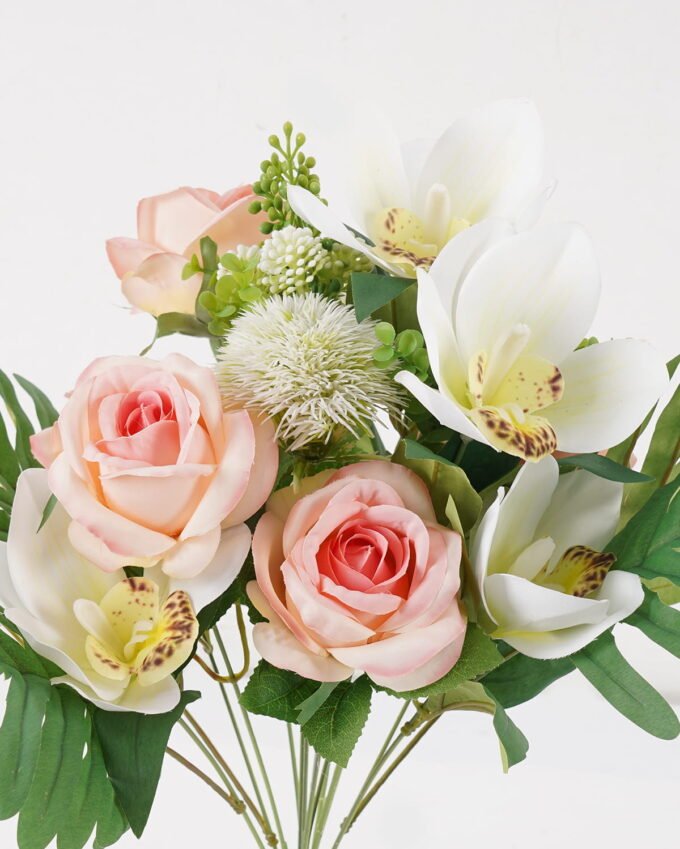 Artificial Flower 30*30*50cm Rose* 14 bush GS-47925004-P3 2025JUL YeahFlower is one of Chinese leading OEM manufacturers and exporters , supplying the silk flowers, wholesale artificial trees