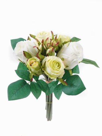Artificial Flower 16*16*28cm Rose *9 bundle GS-53925005 2025JUL 3,000+ sqm showroom with thousands of artificial flowers, plants & trees ready for global sourcing.
