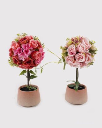Artificial Flower 18*18*39cm Rose in  Cement GS-06925013 2025JUL YeahFlower is one of Chinese leading OEM manufacturers and exporters , supplying the silk flowers, wholesale artificial trees