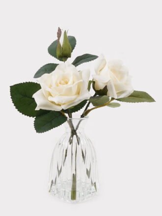 Artificial Flower 20*13*19cm Lily of the valley in Glass ware GS-06925020 2025JUL 3,000+ sqm showroom with thousands of artificial flowers, plants & trees ready for global sourcing.