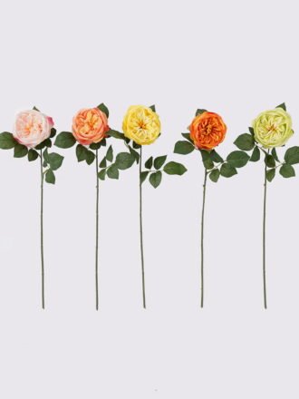 Artificial Flower 12*12*64cm Rose single stem GS-14525005-O2 2025JUL 3,000+ sqm showroom with thousands of artificial flowers, plants & trees ready for global sourcing.