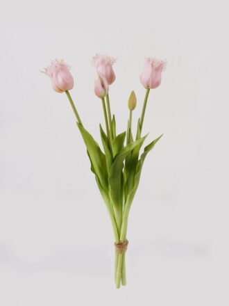 Artificial Flower 21*21*30cm Tulip *5 bundle GS-31325006-Z1 2025AUG YeahFlower is one of Chinese leading OEM manufacturers and exporters , supplying the silk flowers, wholesale artificial trees