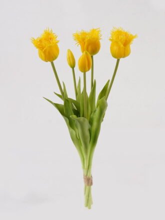 Artificial Flower 21*21*43cm Tulip *5 bundle GS-31325003 2025AUG 3,000+ sqm showroom with thousands of artificial flowers, plants & trees ready for global sourcing.