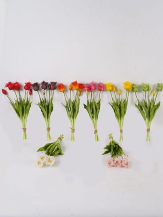 Artificial Flower 22*22*52cm BellFlower Rose *7 bouquet GS-16825009 2025JUL YeahFlower is one of Chinese leading OEM manufacturers and exporters , supplying the silk flowers, wholesale artificial trees