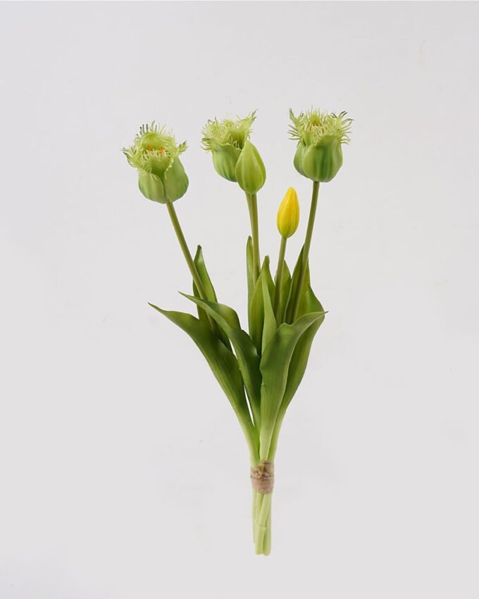 Artificial Flower Tulip 5 bundle GS-31325001_3 Artificial Flower 21*21*45cm Tulip *5 bundle GS-31325001 2025AUG YeahFlower is one of Chinese leading OEM manufacturers and exporters , supplying the silk flowers, wholesale artificial trees