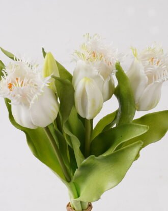 Artificial Flower 21*21*30cm Tulip *5 bundle GS-31325002-W1 2025AUG YeahFlower is one of Chinese leading OEM manufacturers and exporters , supplying the silk flowers, wholesale artificial trees
