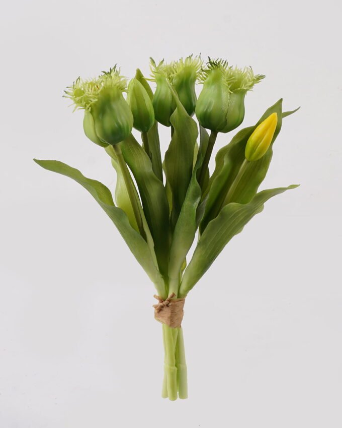 Artificial Flower 21*21*30cm Tulip *5 bundle GS-31325002 2025AUG 3,000+ sqm showroom with thousands of artificial flowers, plants & trees ready for global sourcing.