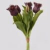 Artificial Flower 21*21*30cm Tulip *5 bundle GS-31325002 2025AUG 3,000+ sqm showroom with thousands of artificial flowers, plants & trees ready for global sourcing.
