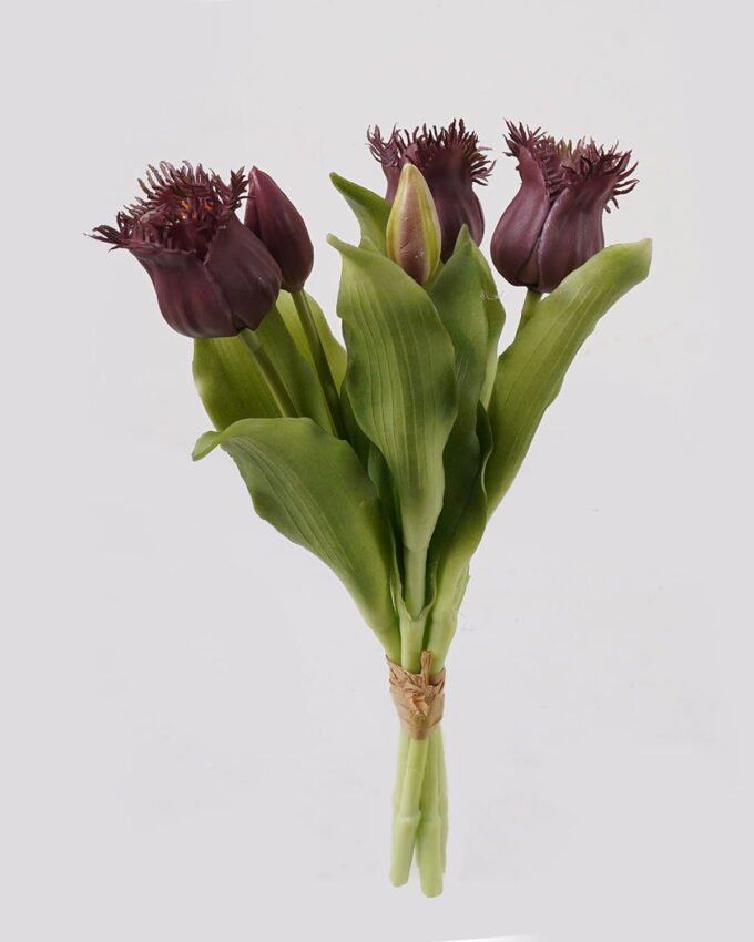 Artificial Flower 21*21*30cm Tulip *5 bundle GS-31325002 2025AUG 3,000+ sqm showroom with thousands of artificial flowers, plants & trees ready for global sourcing.