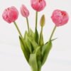 Artificial Flower 21*21*43cm Tulip *5 bundle GS-31325003-R1 2025AUG YeahFlower is one of Chinese leading OEM manufacturers and exporters , supplying the silk flowers, wholesale artificial trees
