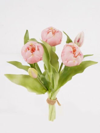 Artificial Flower 21*21*40cm Tulip *5 bundle GS-31325005 2025AUG 3,000+ sqm showroom with thousands of artificial flowers, plants & trees ready for global sourcing.