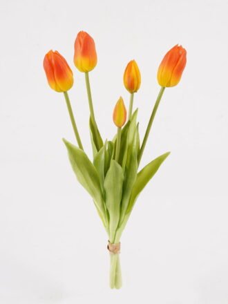 Artificial Flower 21*21*40cm Tulip *5 bundle GS-31325005-Z2 2025AUG 3,000+ sqm showroom with thousands of artificial flowers, plants & trees ready for global sourcing.
