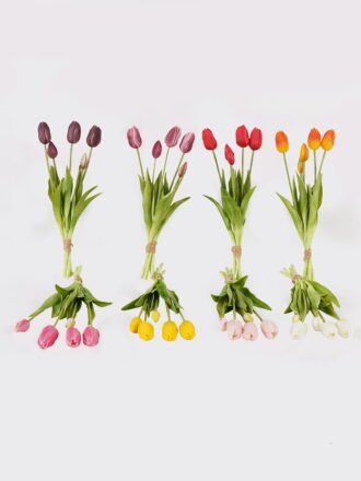 Artificial Flower 21*21*40cm Tulip *5 bundle GS-31325005-O1 2025AUG 3,000+ sqm showroom with thousands of artificial flowers, plants & trees ready for global sourcing.