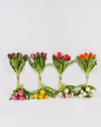 Artificial Flower 21*21*30cm Tulip *5 bundle GS-31325006 2025AUG YeahFlower is one of Chinese leading OEM manufacturers and exporters , supplying the silk flowers, wholesale artificial trees