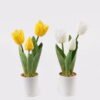 Artificial Flower 12*12*34cm Tulip in PP pot GS-46725044 2025JUL YeahFlower is one of Chinese leading OEM manufacturers and exporters , supplying the silk flowers, wholesale artificial trees