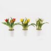 Artificial Flower 10*10*25cm Tulipa *5 in pp pot GS-46725059 2025JUL YeahFlower is one of Chinese leading OEM manufacturers and exporters , supplying the silk flowers, wholesale artificial trees