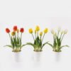 Artificial Flower 23*23*40cm Tulipa *6 in pp pot GS-46725058 2025JUL YeahFlower is one of Chinese leading OEM manufacturers and exporters , supplying the silk flowers, wholesale artificial trees