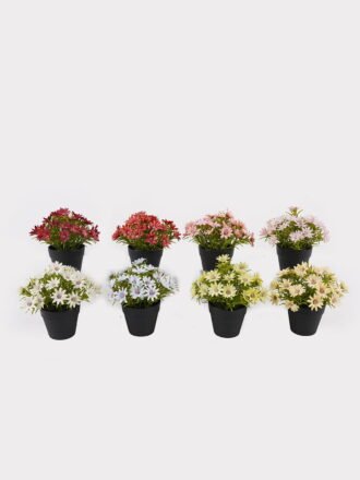 Artificial Flower 25*25*32cm Lily in PP pot GS-03325003 2025JUL 3,000+ sqm showroom with thousands of artificial flowers, plants & trees ready for global sourcing.