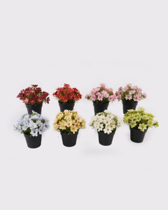 Artificial Flower 17*17*18cm Wild flower in PP pot GS-03325005