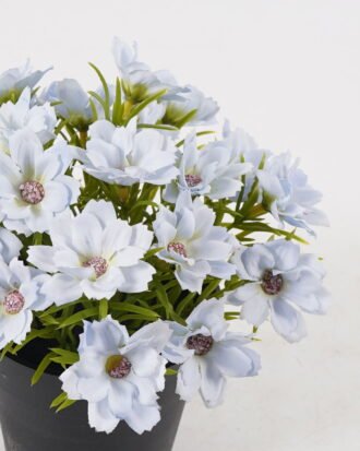 Artificial Flower 17*17*18cm Wild flower in PP pot GS-03325005 2025JUL YeahFlower is one of Chinese leading OEM manufacturers and exporters , supplying the silk flowers, wholesale artificial trees