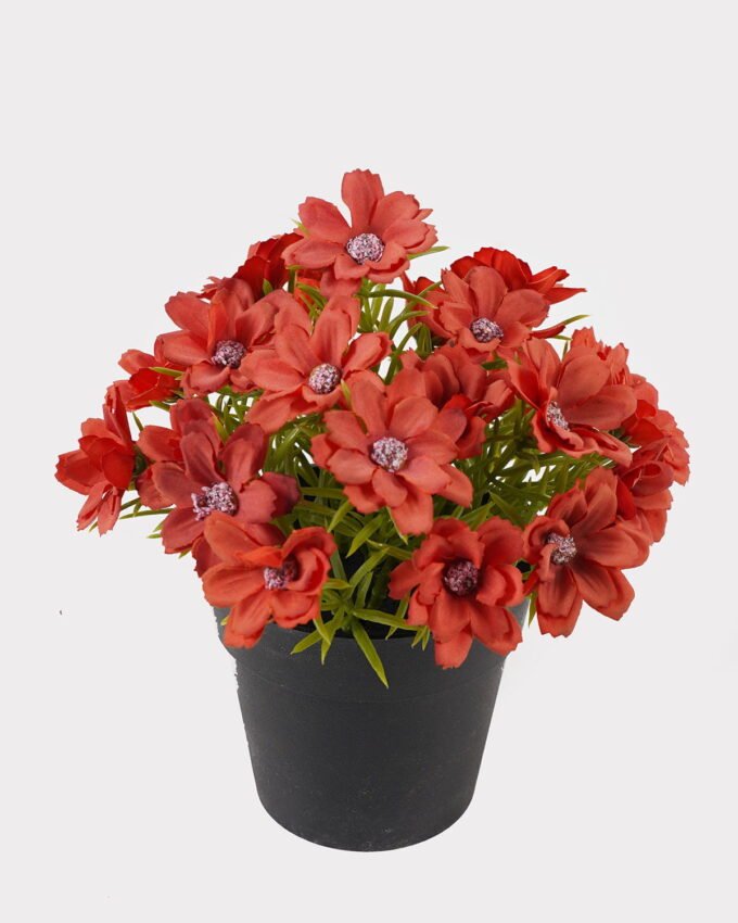 Artificial Flower 17*17*18cm Wild flower in PP pot GS-03325005 2025JUL YeahFlower is one of Chinese leading OEM manufacturers and exporters , supplying the silk flowers, wholesale artificial trees