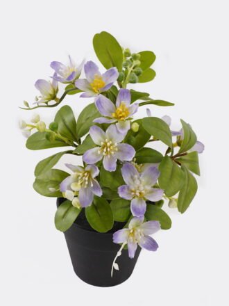Artificial Flower 18*18*22cm Mum in PP Pot GS-03325012 2025JUL 3,000+ sqm showroom with thousands of artificial flowers, plants & trees ready for global sourcing.
