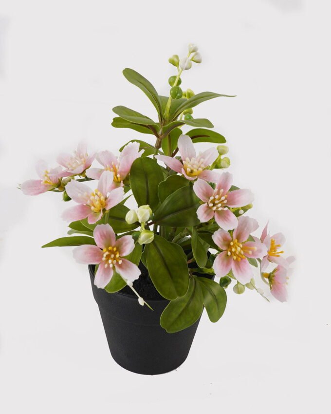 Artificial Flower Winter jasmine in PP pot GS-03325011_3 Artificial Flower 18*18*24cm Winter jasmine in PP pot GS-03325011 2025JUL YeahFlower is one of Chinese leading OEM manufacturers and exporters , supplying the silk flowers, wholesale artificial trees