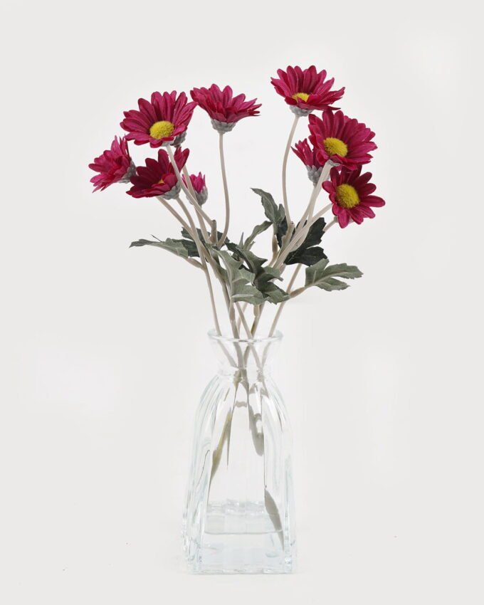 Artificial Flower 13*13*23cm chrysanthemum in Glass ware GS-06925026 2025JUL YeahFlower is one of Chinese leading OEM manufacturers and exporters , supplying the silk flowers, wholesale artificial trees