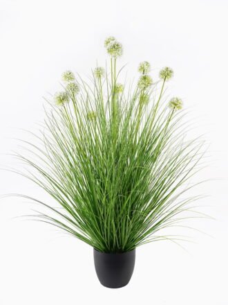 Artificial Grass 65*65*73cm Allium sphaerocephalum*7 in pp pot GS-61925021-B1 2025AUG 3,000+ sqm showroom with thousands of artificial flowers, plants & trees ready for global sourcing.