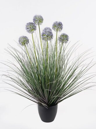 Artificial Grass 70*70*105cm Allium sphaerocephalum *7 in pp pot GS-61925023-B1 2025AUG 3,000+ sqm showroom with thousands of artificial flowers, plants & trees ready for global sourcing.