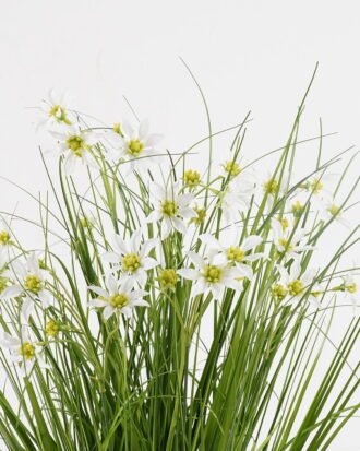 Artificial Grass 35*35*58cm Bush lily in PP pot GS-29425033 2025JUL YeahFlower is one of Chinese leading OEM manufacturers and exporters , supplying the silk flowers, wholesale artificial trees