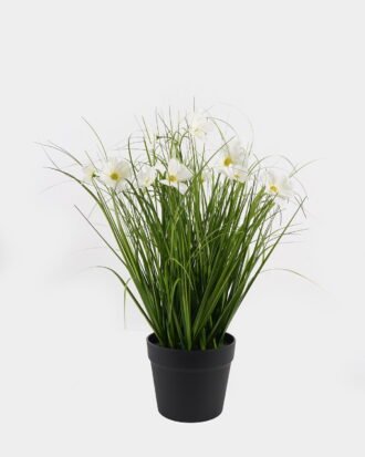 Artificial Grass 35*35*58cm Flower in PP pot GS-29425031-W1 2025JUL YeahFlower is one of Chinese leading OEM manufacturers and exporters , supplying the silk flowers, wholesale artificial trees