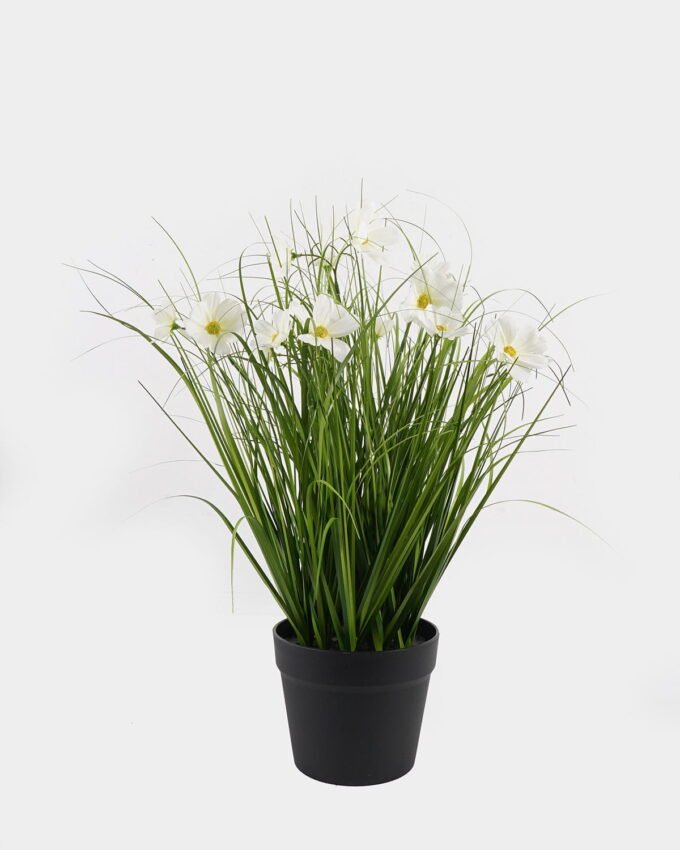 Artificial Grass 35*35*58cm Flower in PP pot GS-29425031-W1 2025JUL YeahFlower is one of Chinese leading OEM manufacturers and exporters , supplying the silk flowers, wholesale artificial trees