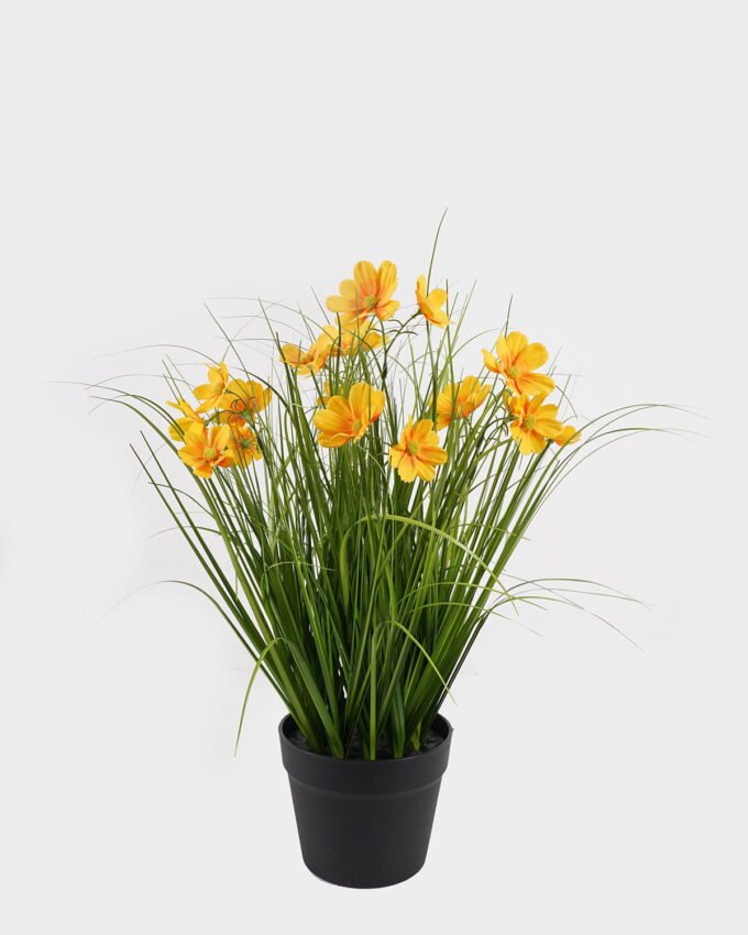 Artificial Grass 35*35*58cm Flower in PP pot GS-29425031 2025JUL YeahFlower is one of Chinese leading OEM manufacturers and exporters , supplying the silk flowers, wholesale artificial trees