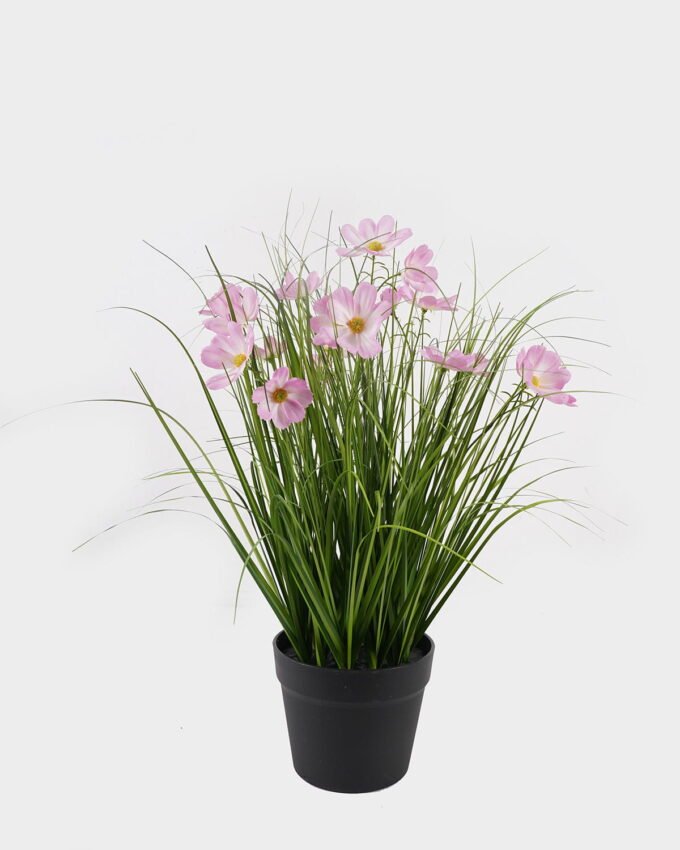 Artificial Grass 35*35*58cm Flower in PP pot GS-29425031 2025JUL YeahFlower is one of Chinese leading OEM manufacturers and exporters , supplying the silk flowers, wholesale artificial trees
