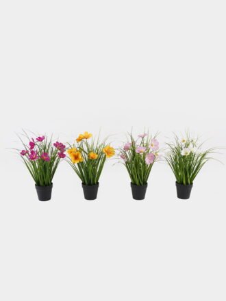 Artificial Grass 35*35*58cm Flower in PP pot GS-29425031-W1 2025JUL 3,000+ sqm showroom with thousands of artificial flowers, plants & trees ready for global sourcing.