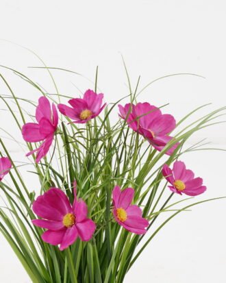 Artificial Grass 26*26*35cm Flower in PP pot GS-29425032 2025JUL YeahFlower is one of Chinese leading OEM manufacturers and exporters , supplying the silk flowers, wholesale artificial trees