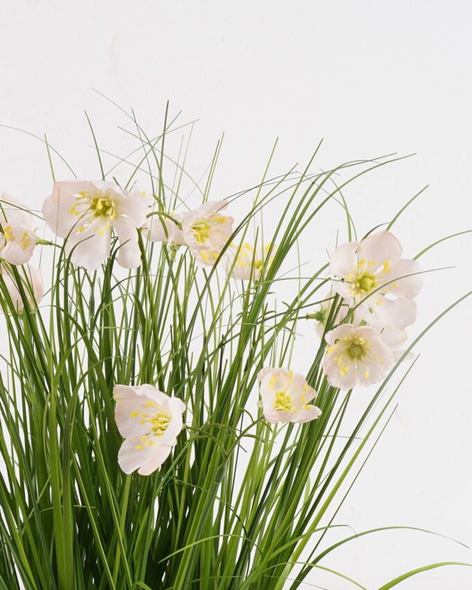 Artificial Grass 35*35*58cm Frangipani in PP pot GS-29425029 2025JUL YeahFlower is one of Chinese leading OEM manufacturers and exporters , supplying the silk flowers, wholesale artificial trees