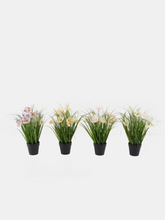 Artificial Grass 35*35*58cm Frangipani in PP pot GS-29425029-Z1 2025JUL 3,000+ sqm showroom with thousands of artificial flowers, plants & trees ready for global sourcing.
