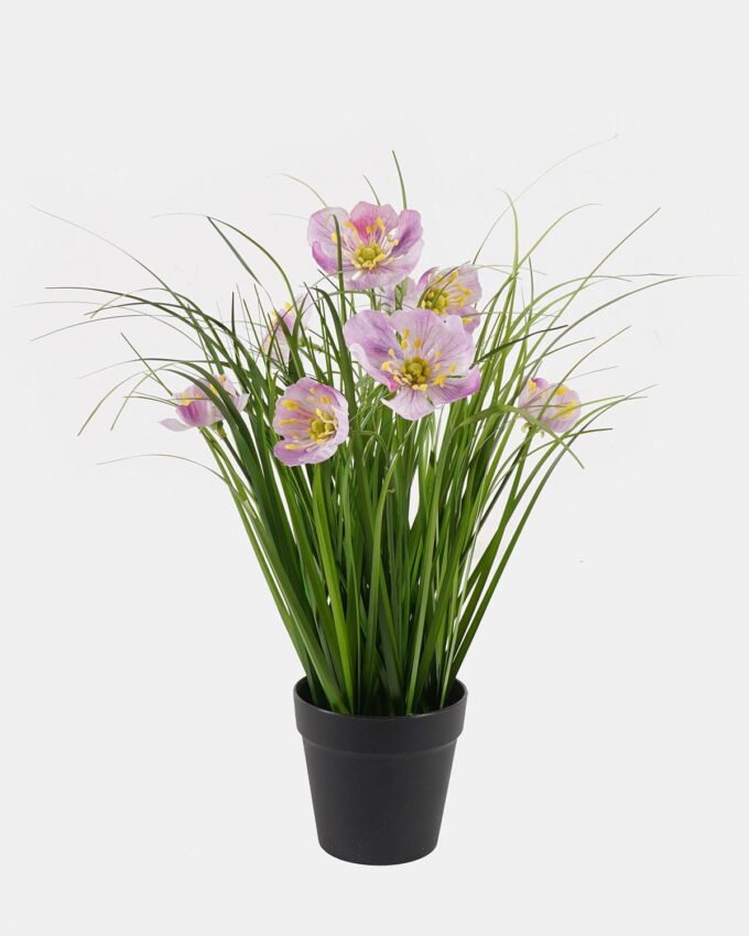 Artificial Grass 23*23*35cm Frangipani in PP pot GS-29425030 2025JUL YeahFlower is one of Chinese leading OEM manufacturers and exporters , supplying the silk flowers, wholesale artificial trees