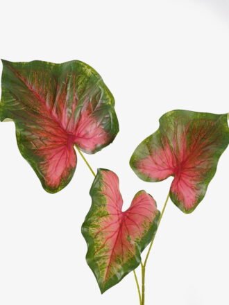 Artificial Plant 26*26*93cm Caladium *3 bush GS-70325007 2025SEP 3,000+ sqm showroom with thousands of artificial flowers, plants & trees ready for global sourcing.