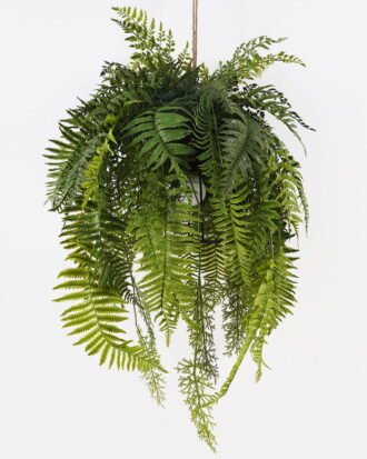 Artificial Plant 63*63*127cm Fern leaf hanging GS-48125003 2025JUL YeahFlower is one of Chinese leading OEM manufacturers and exporters , supplying the silk flowers, wholesale artificial trees