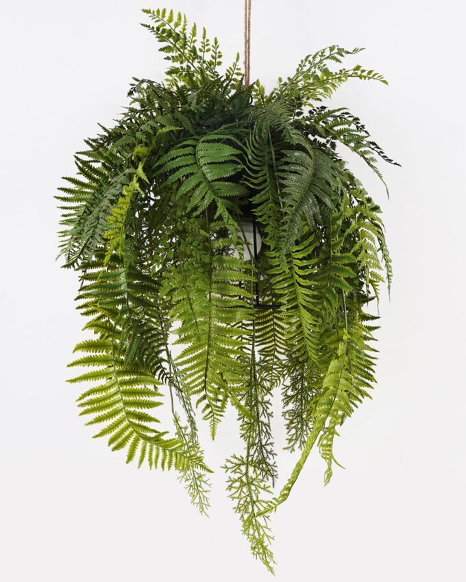 Artificial Plant 63*63*127cm Fern leaf hanging GS-48125003 2025JUL YeahFlower is one of Chinese leading OEM manufacturers and exporters , supplying the silk flowers, wholesale artificial trees