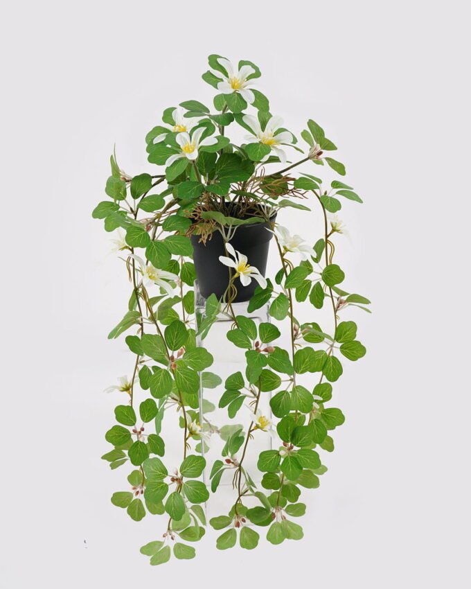 Artificial Table Plants 22*22*50cm Hanging wild flower in PP pot GS-03325028 2025JUL YeahFlower is one of Chinese leading OEM manufacturers and exporters , supplying the silk flowers, wholesale artificial trees