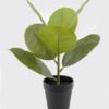 Artificial Table Plants 22*22*37cm Mini rubber tree in PP Pot/7 lvs GS-72825004 2025SEP YeahFlower is one of Chinese leading OEM manufacturers and exporters , supplying the silk flowers, wholesale artificial trees