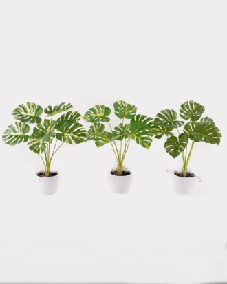 Artificial Table Plants 52*46*55cm Monstera in PP pot GS-03325023 2025JUL YeahFlower is one of Chinese leading OEM manufacturers and exporters , supplying the silk flowers, wholesale artificial trees